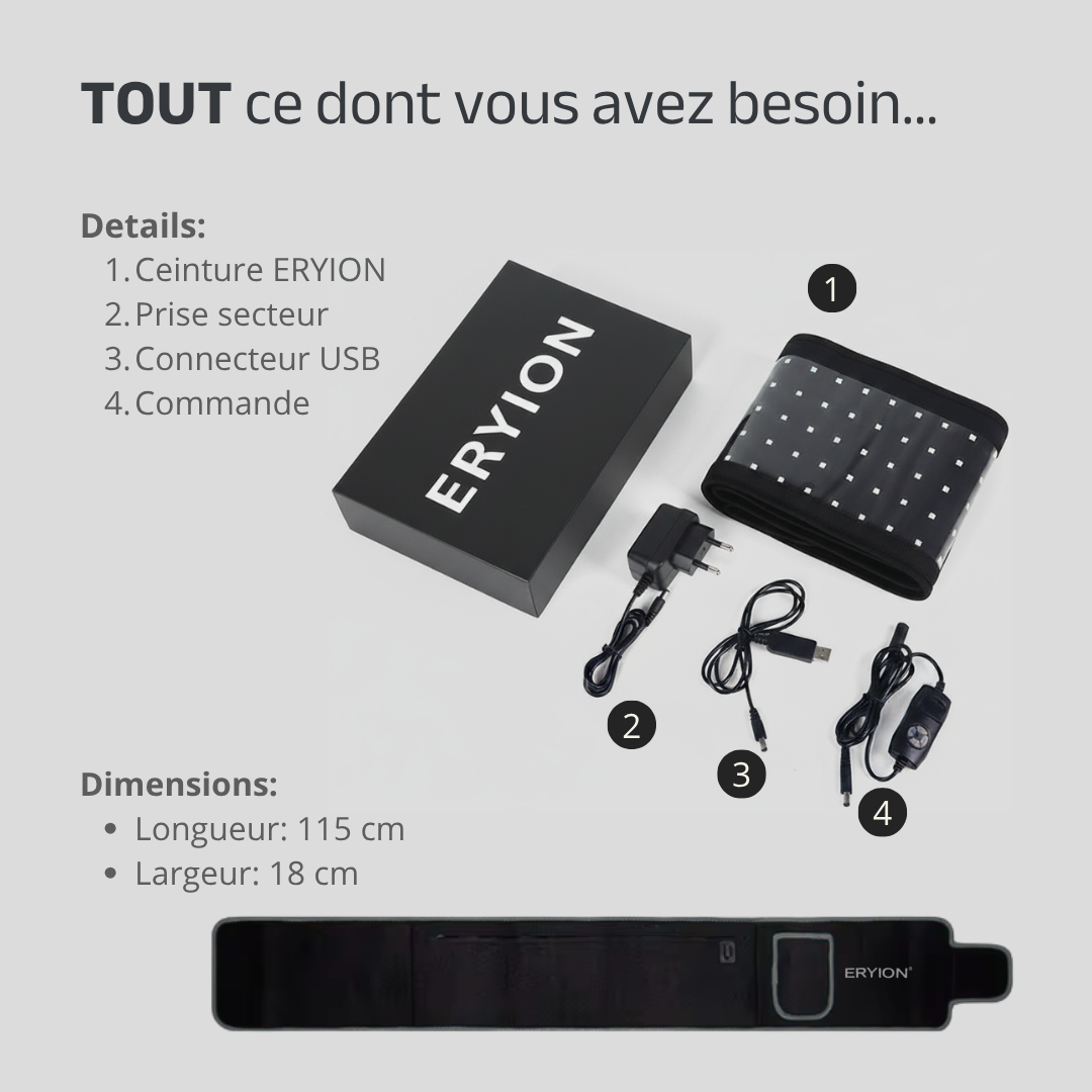 ER3 – Ceinture lumière rouge thérapeutique
